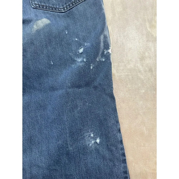 Carhartt Men’s Jeans Distressed 36x28 Workwear Denim Leg Straight - Picture 4 of 6